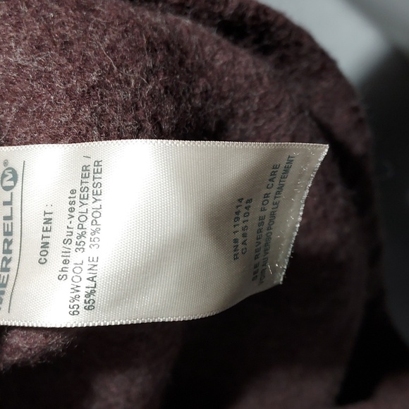 EUC Merrell collared wool blend women's‎ sweater size medium - Picture 7 of 7